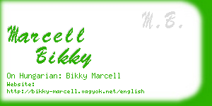 marcell bikky business card